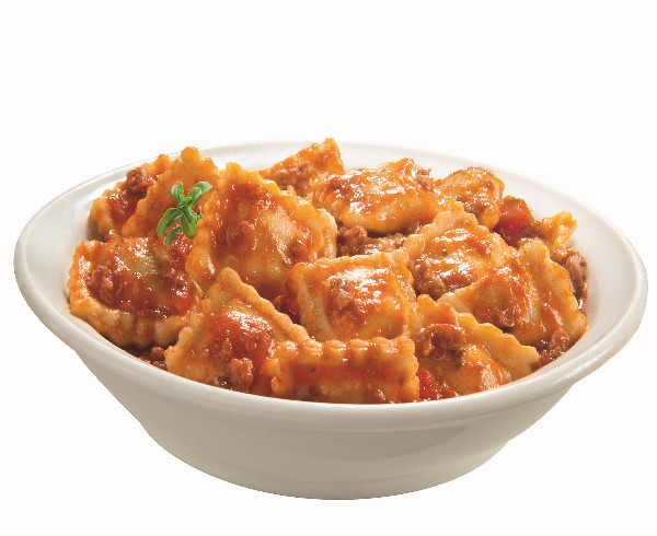 Assiette de ravioli label rouge